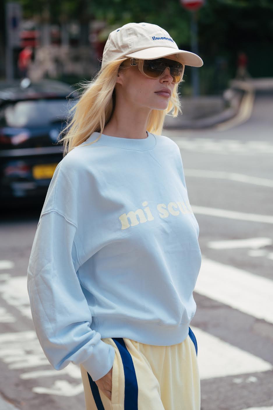 Mi Scusi Sweatshirt - Washed Glacier