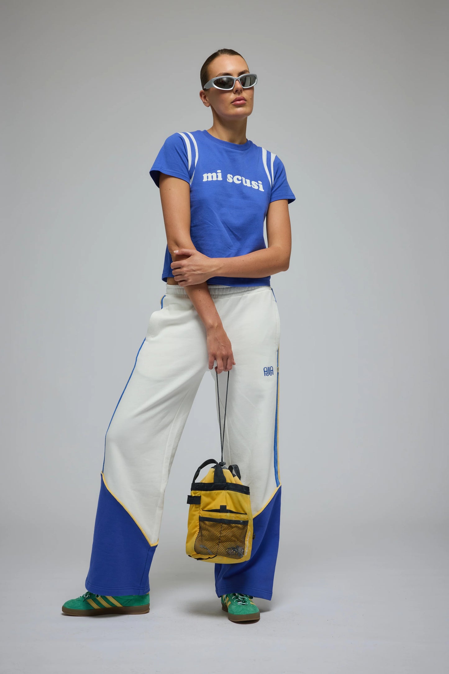 Mi Scusi Baby Tee - Ultramarine