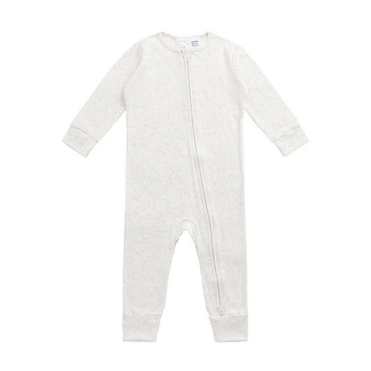 Organic Cotton Modal Frankie Onepiece - Oatmeal Marle