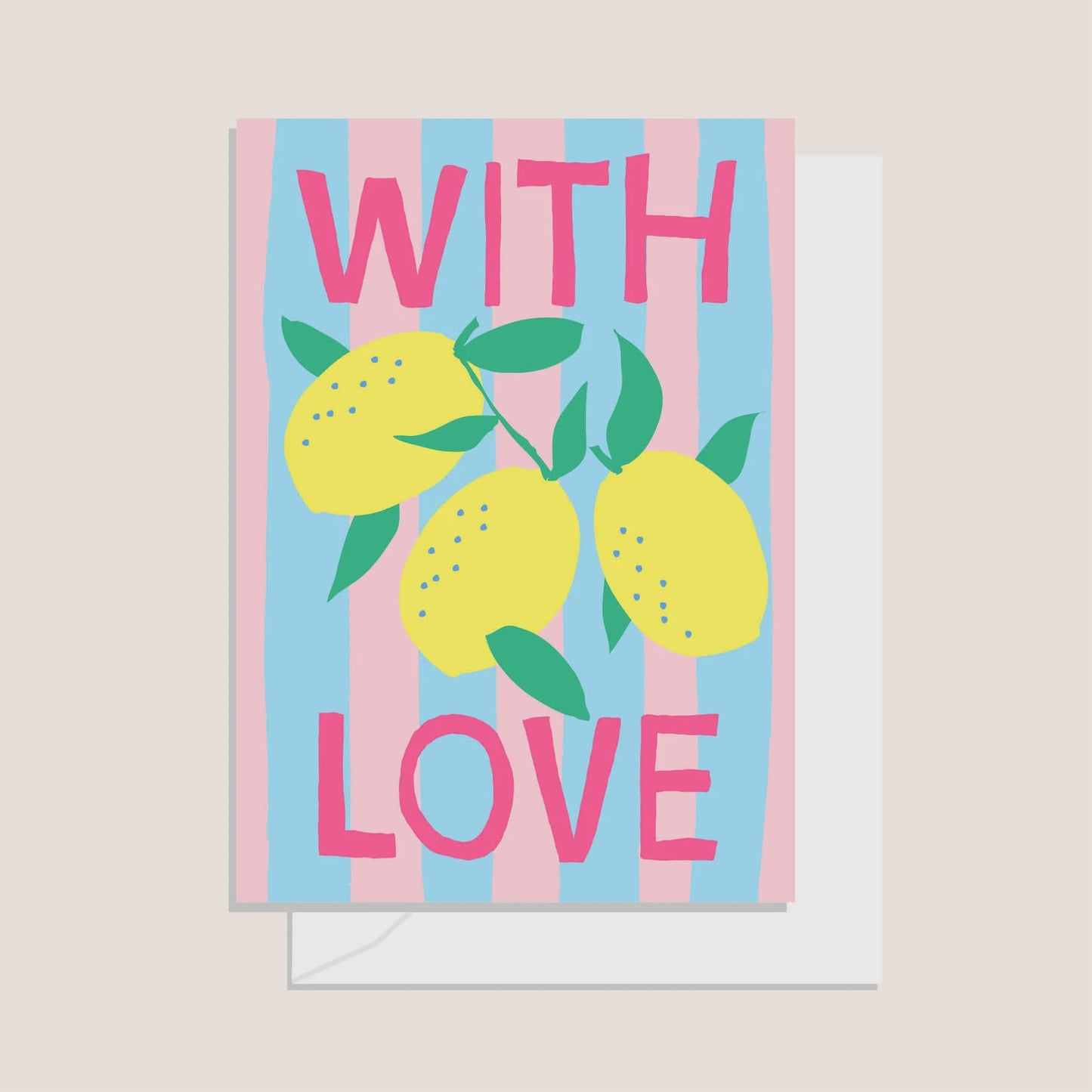 Greetings Card- Capri Limone
