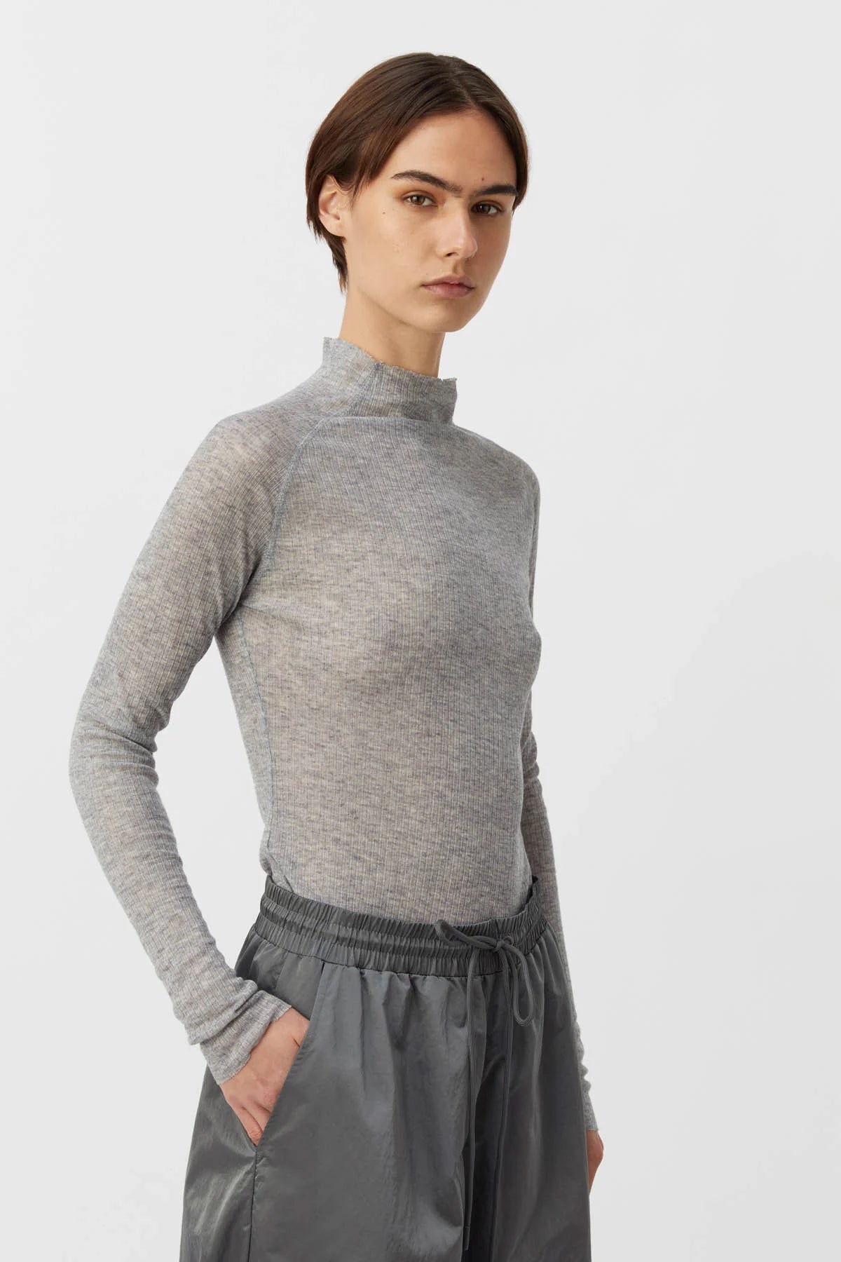 Griffin Long Sleeve - Charcoal Marle