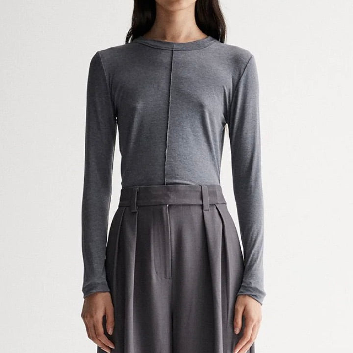 Elise Top - Charcoal