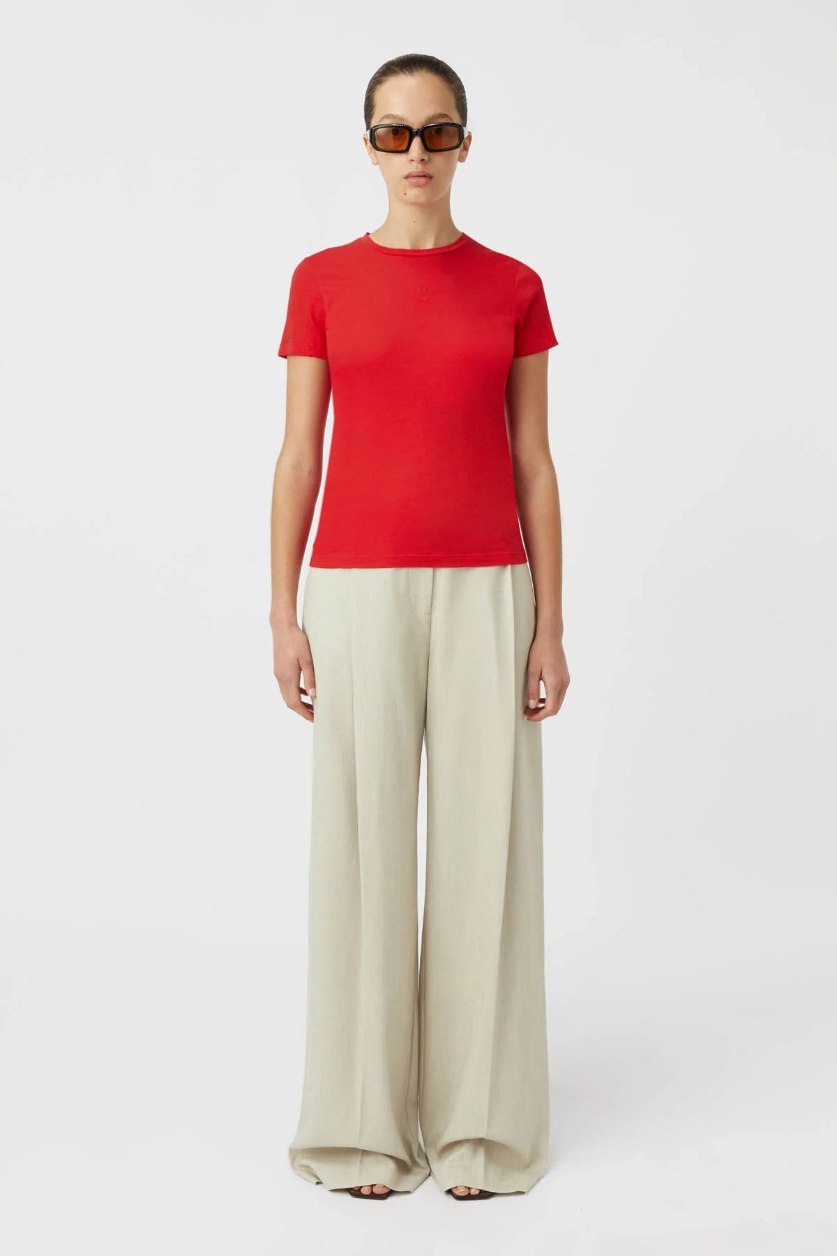 Delmar Tee - Poppy Red