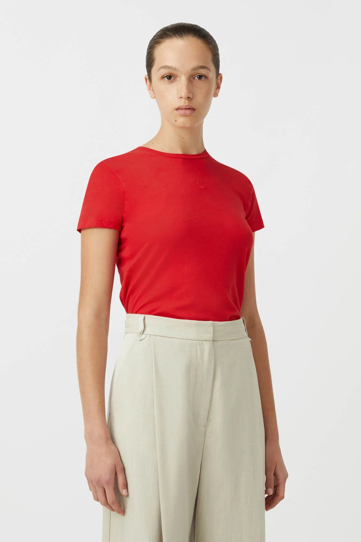 Delmar Tee - Poppy Red