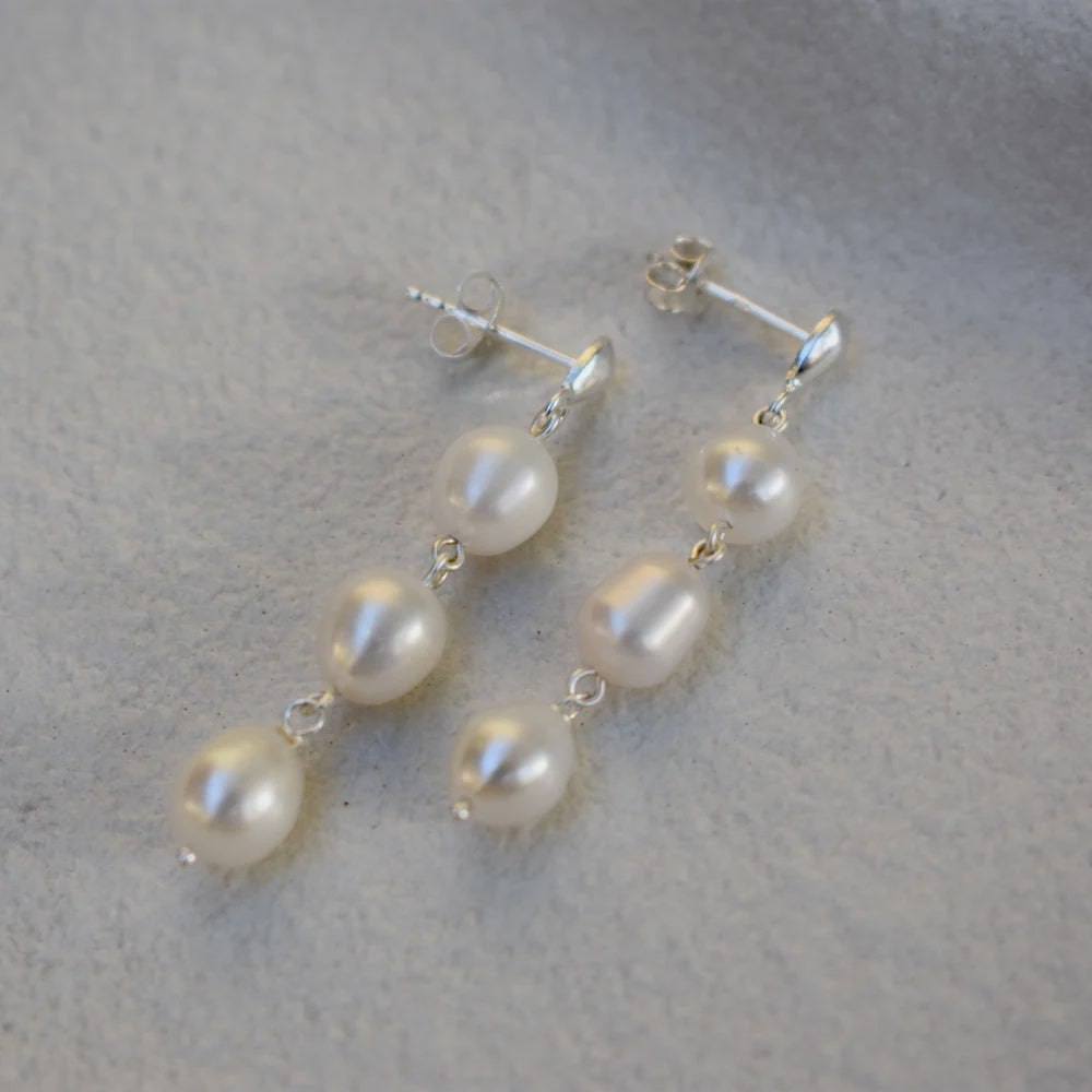 Alora Earrings - Silver