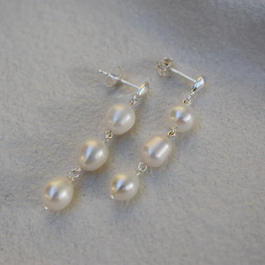 Alora Earrings - Silver