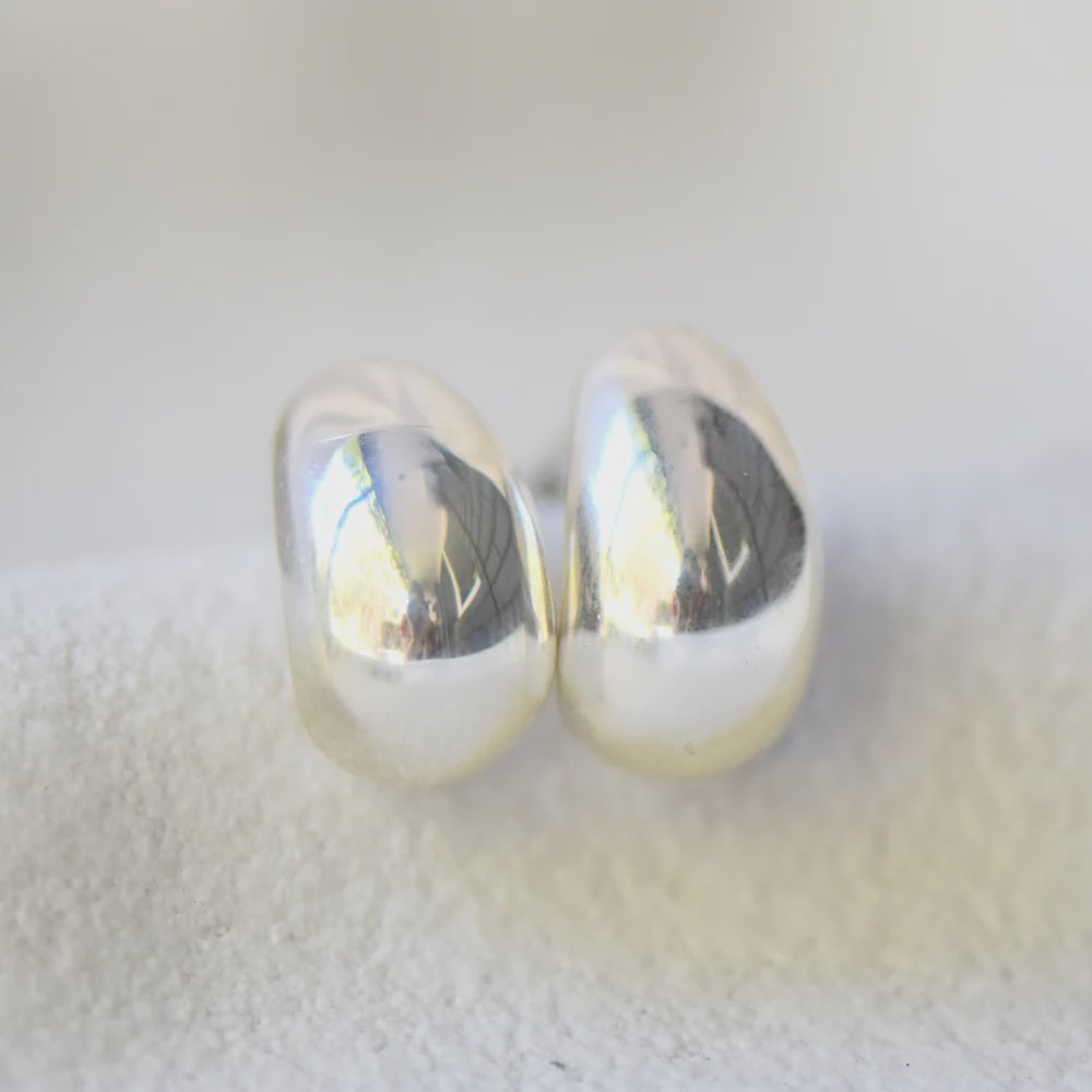 Big Drop Studs - Silver