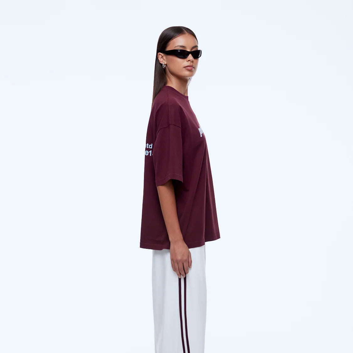 Maeve Relaxed Tee - Plum