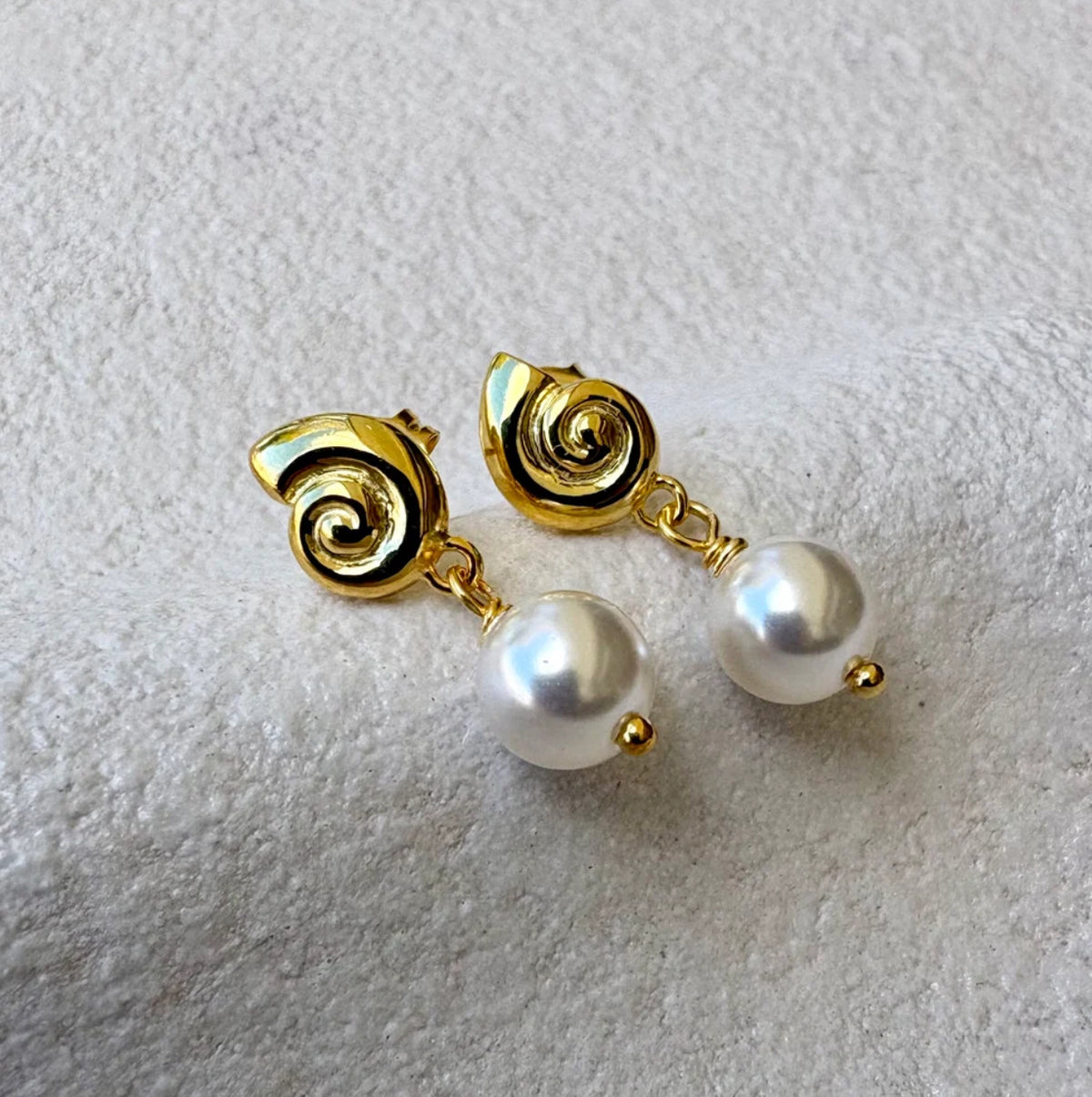 Spiral Earrings - Gold