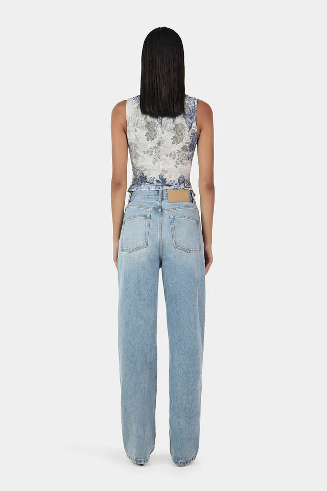 Honey Corset Top - Botanic Denim