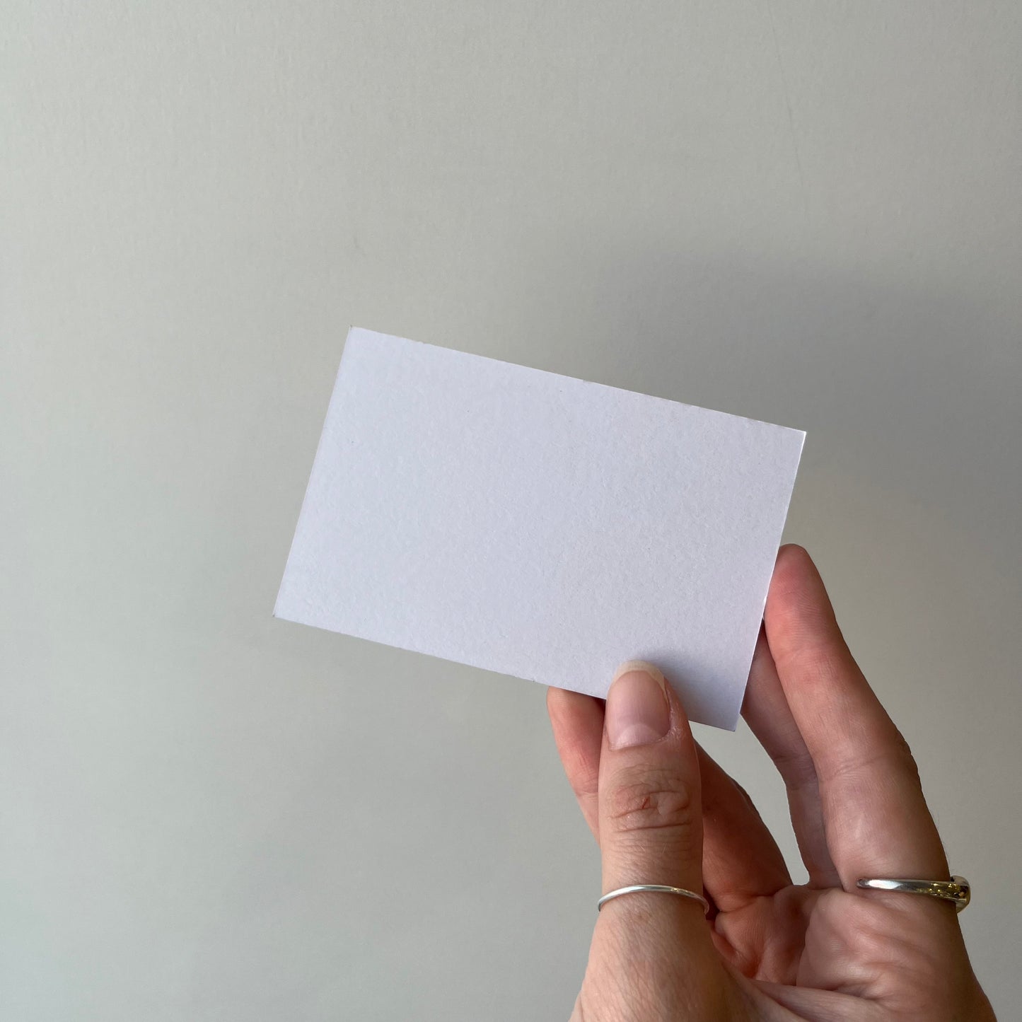 Rainbow Card - White