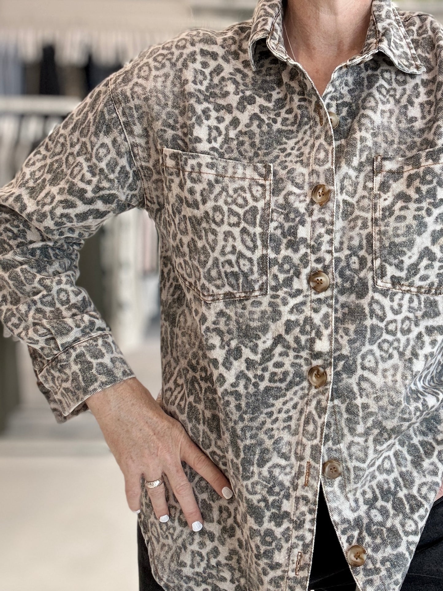 Leopard Shacket