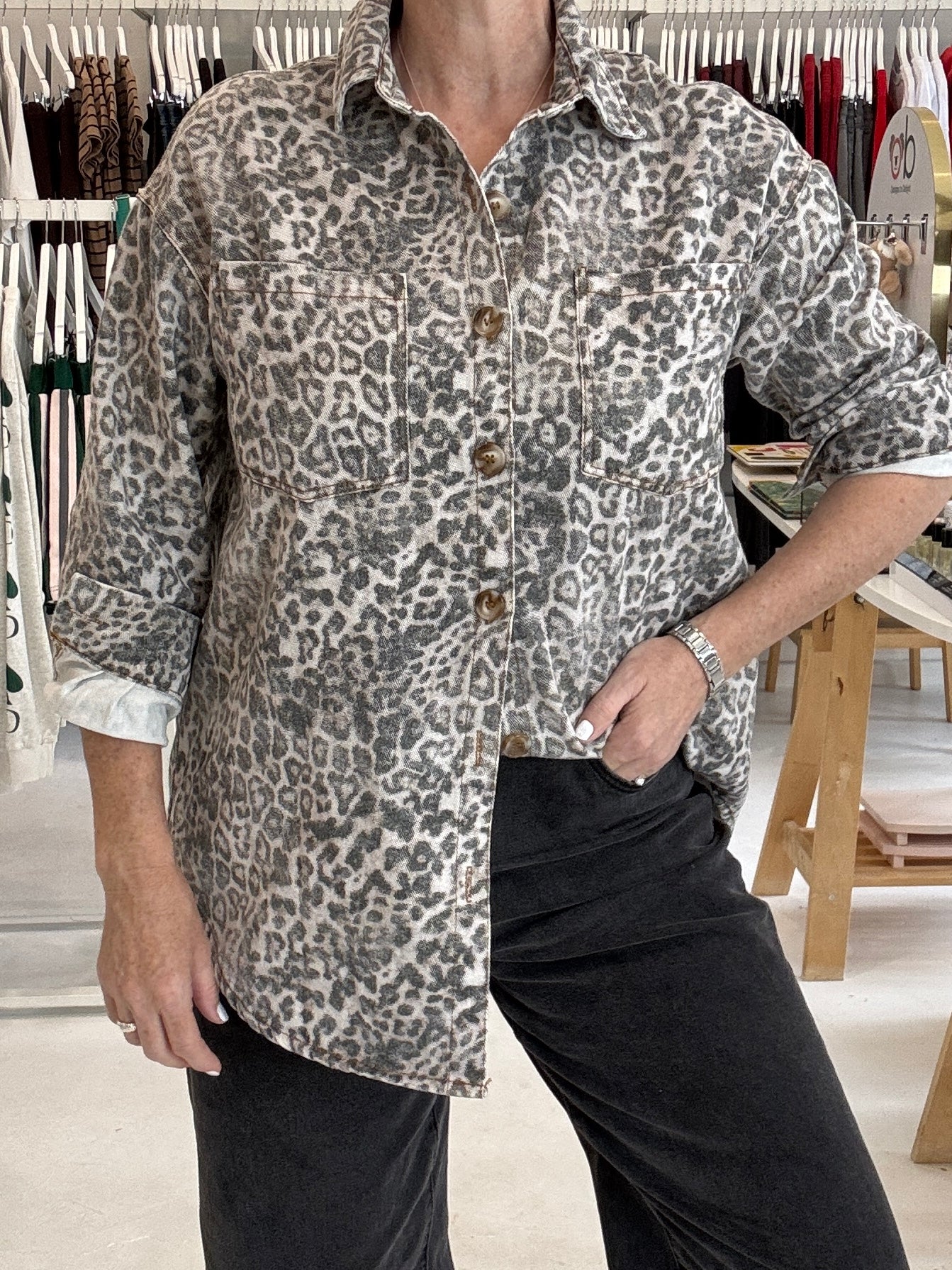 Leopard Shacket