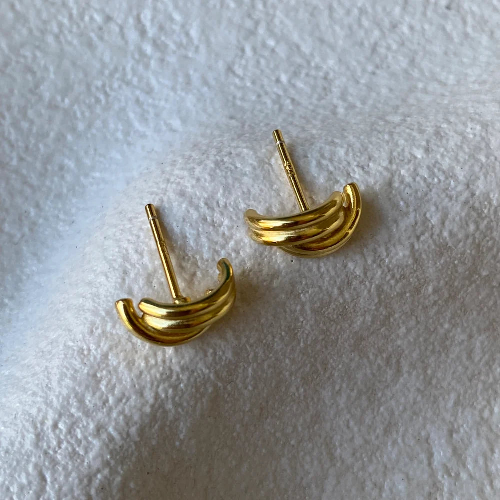 Fia Studs Gold