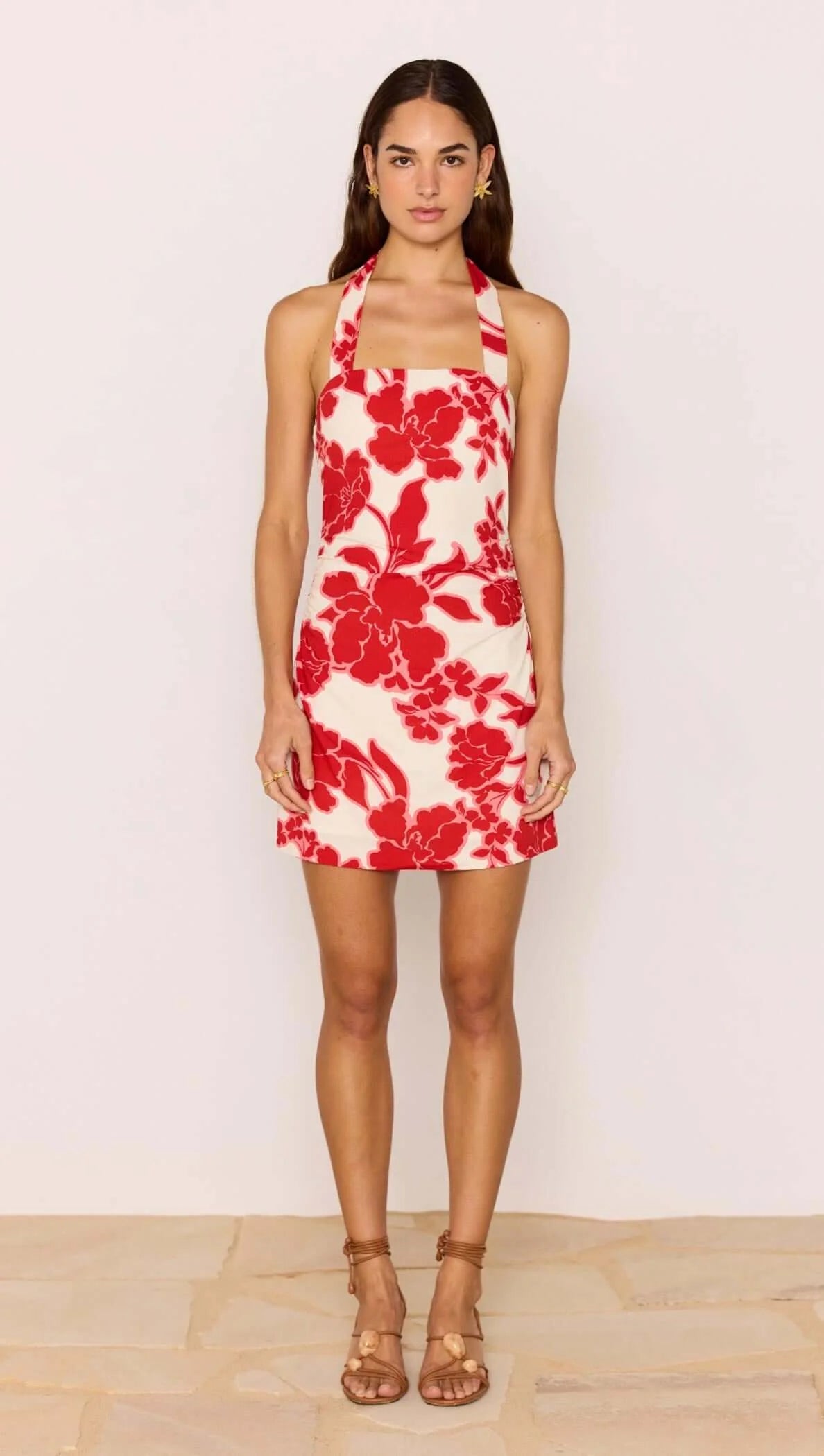 Rosela Halter Mini Dress