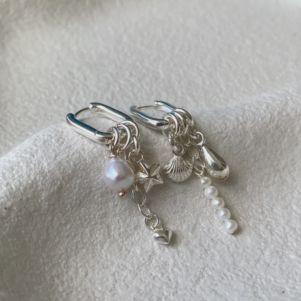 Charming Silver Earrings