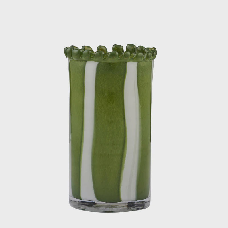 Pettine Stripe Glass Vase
