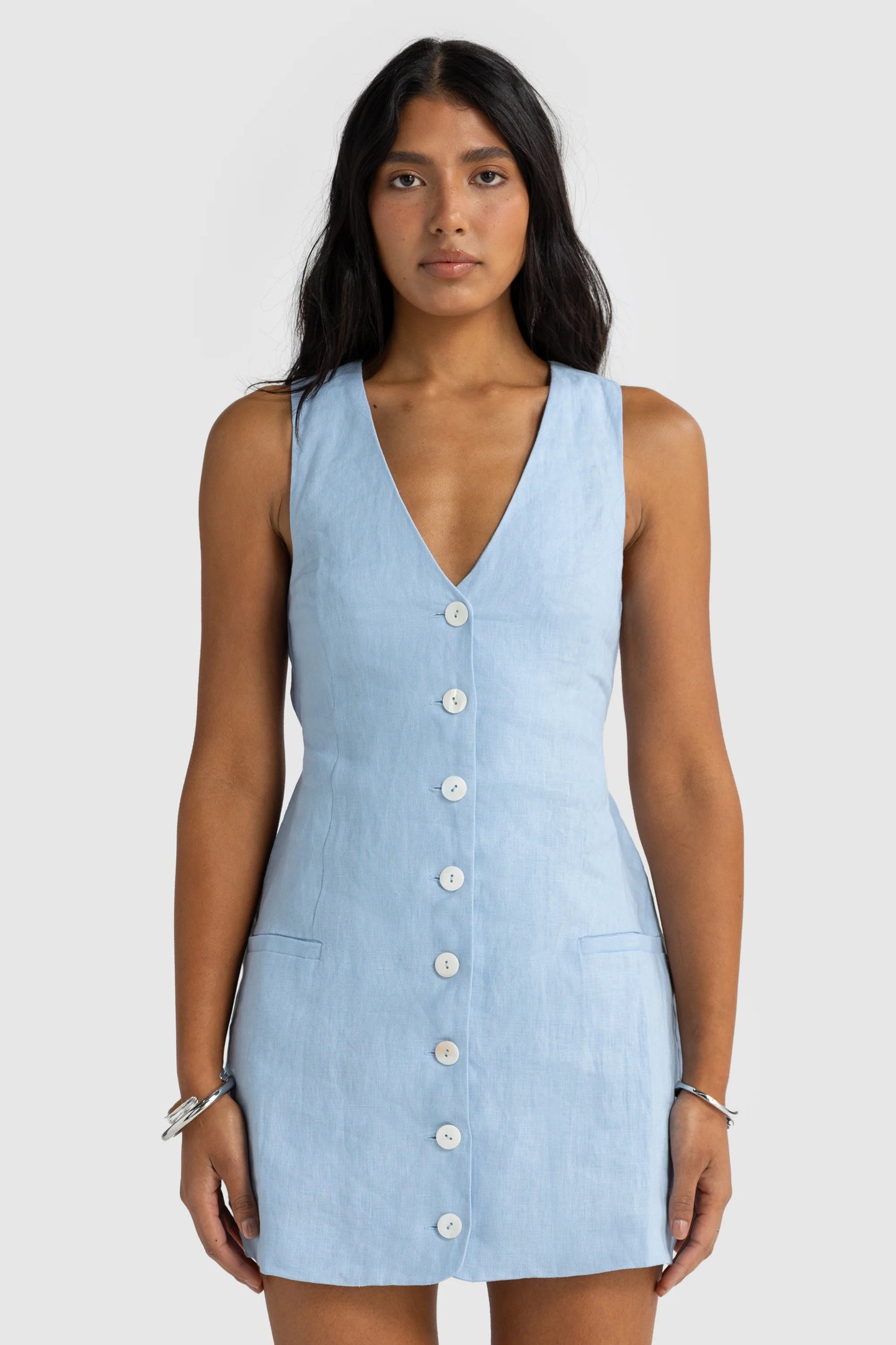 Koda Linen Mini Dress
