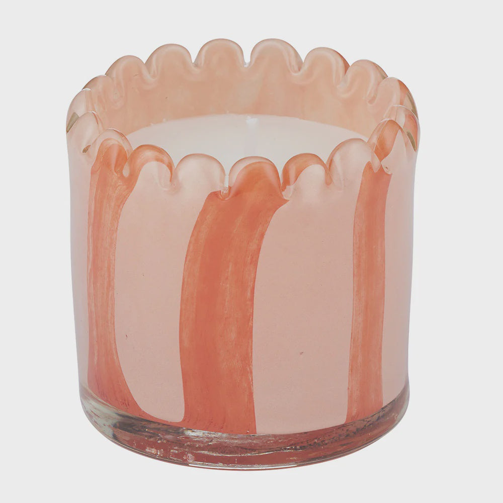 Billie Glass Candle - Rose/Red - CLICK & COLLECT ONLY