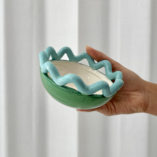 Wave Bowl - Green CLICK & COLLECT ONLY