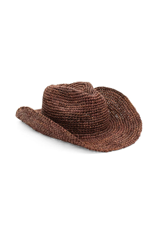 Rowyn Relaxed Cowboy Fedora - Brown