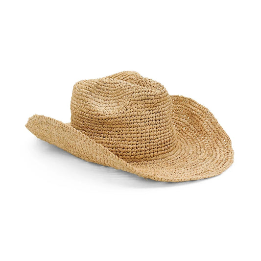 Rowyn Relaxed Cowboy Fedora - Natural Beige