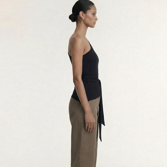 Zara One-shoulder tie top