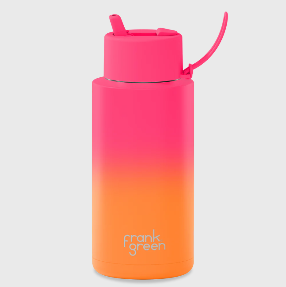 Gradient Ceramic Bottle 34oz - Summer Sunset