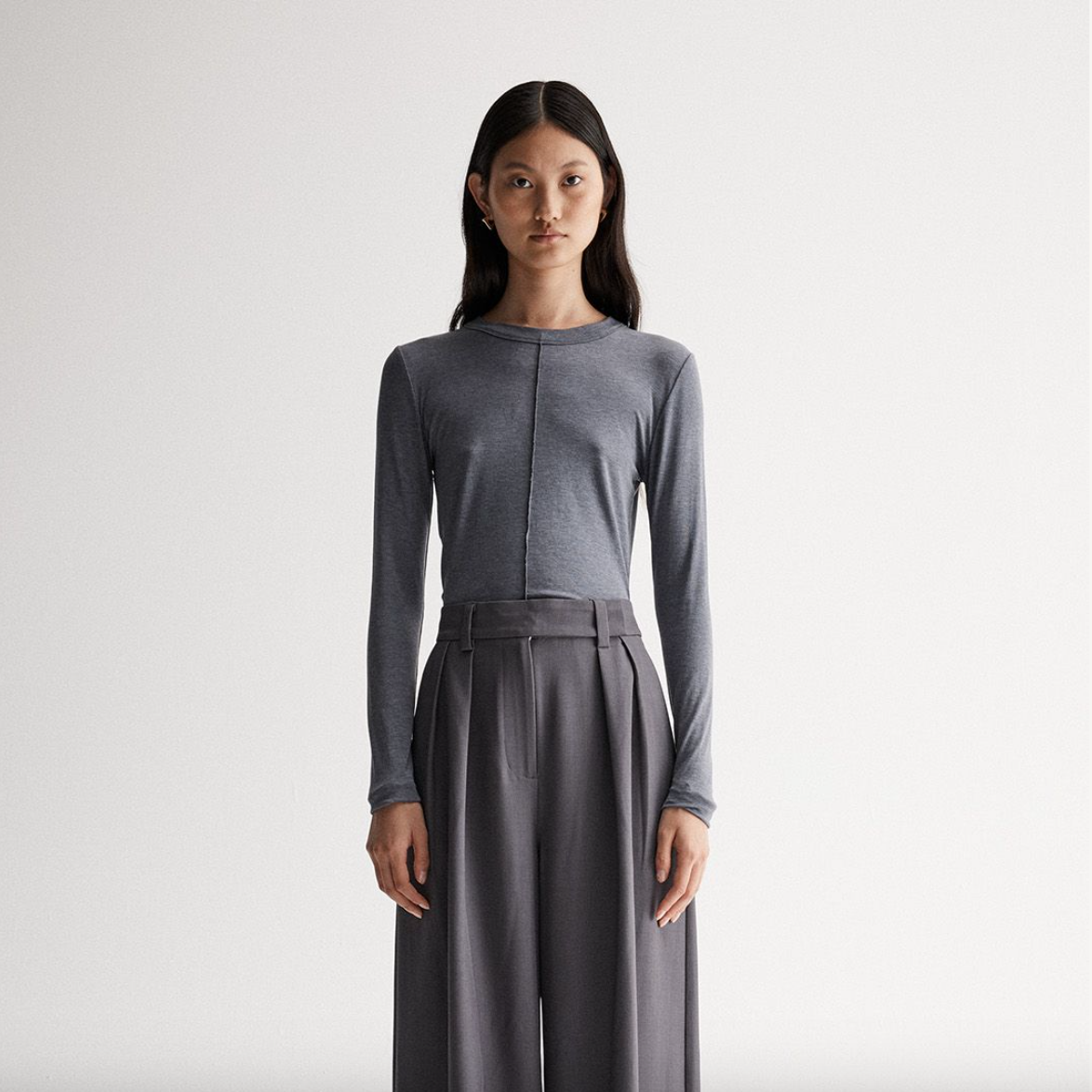 Elise Top - Charcoal