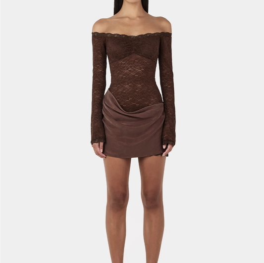 Tahnee Mini Dress Chocolate