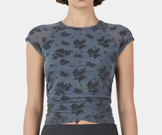 Martha Baby Tee - Stormy