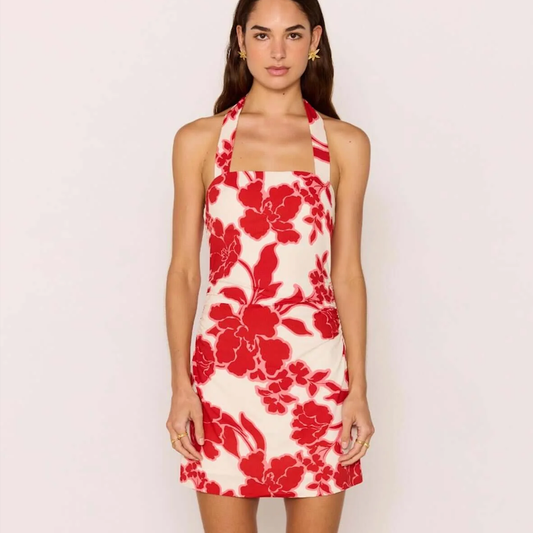 Rosela Halter Mini Dress
