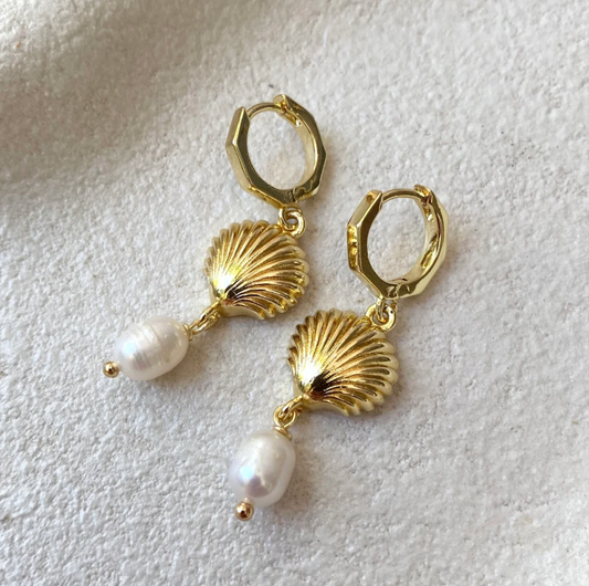 Caspian Clam Earrings