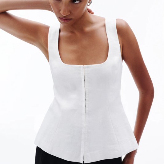 Quinn Linen Vest