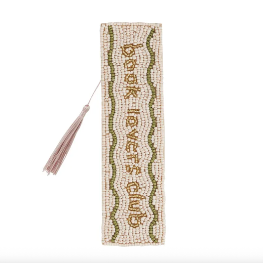 Booklover Beaded Bookmark