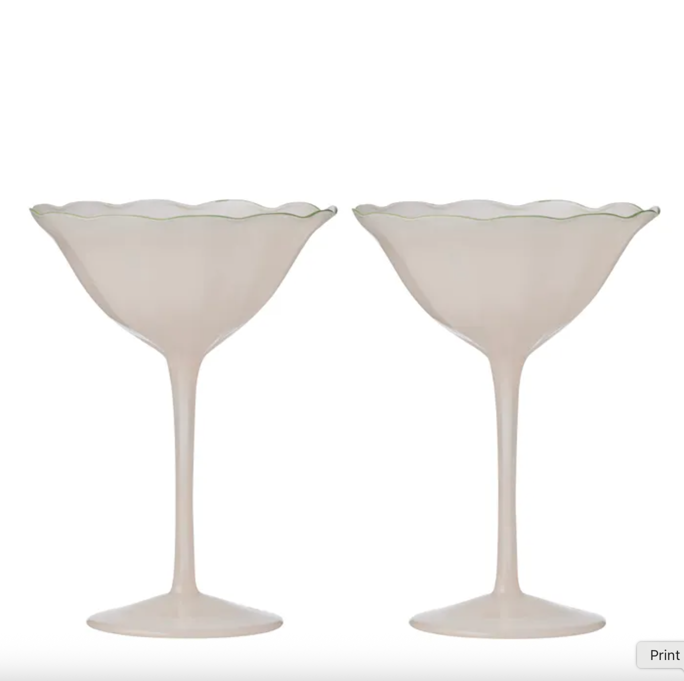 Bella Coupe Glasses - CLICK & COLLECT ONLY