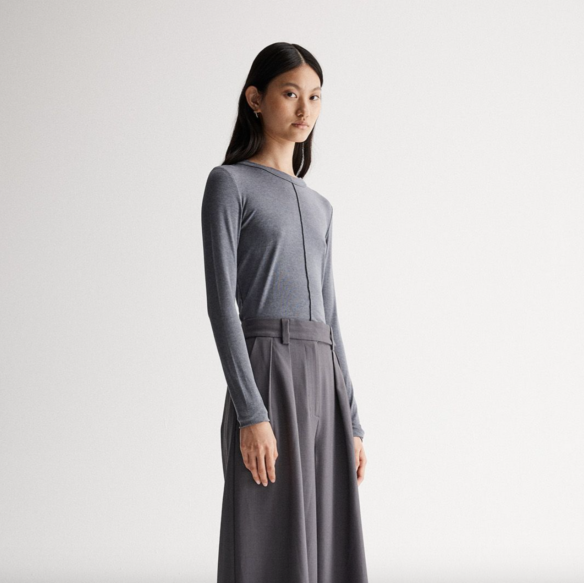 Elise Top - Charcoal