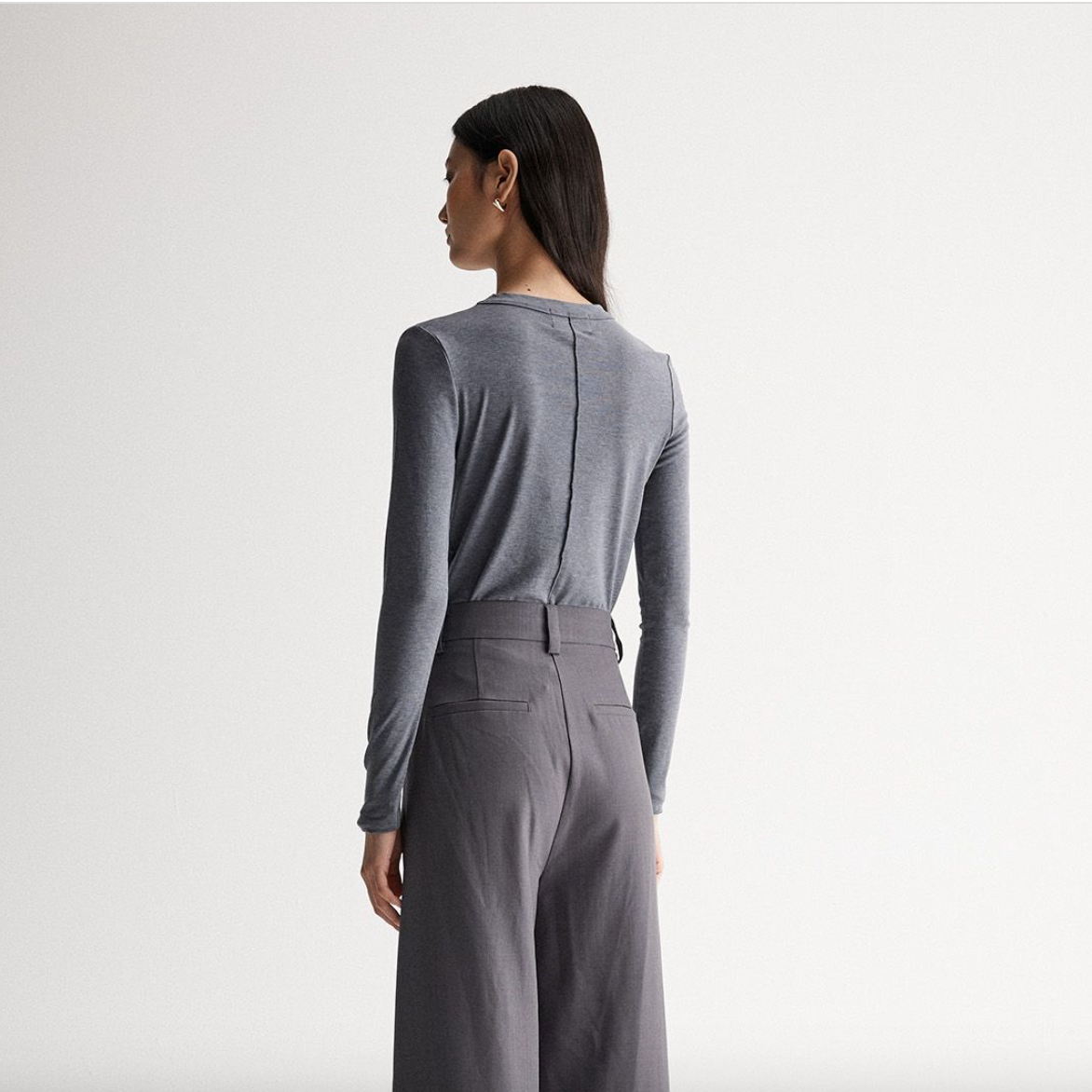 Elise Top - Charcoal