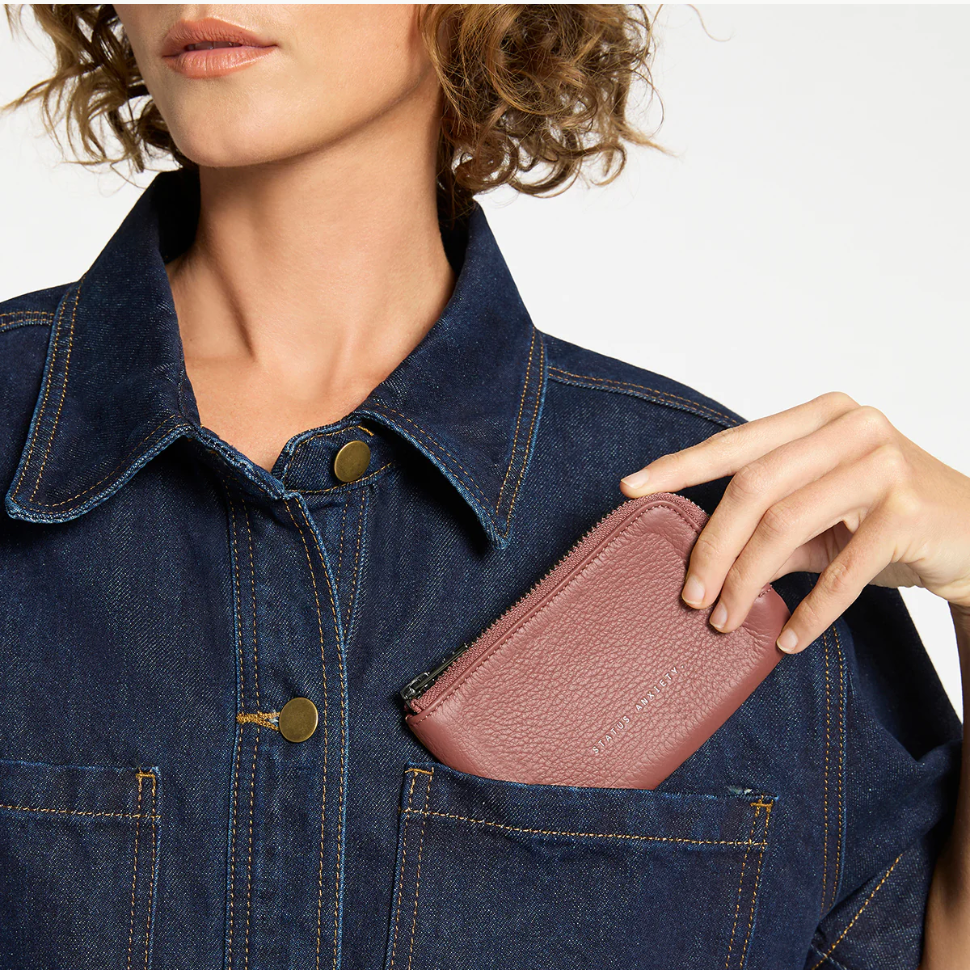 Left Behind Wallet - Dusty Rose