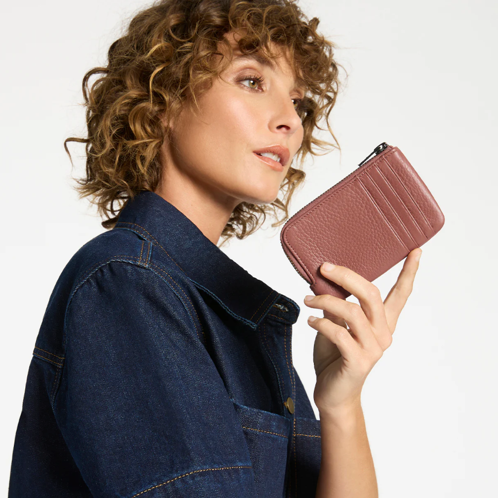 Left Behind Wallet - Dusty Rose