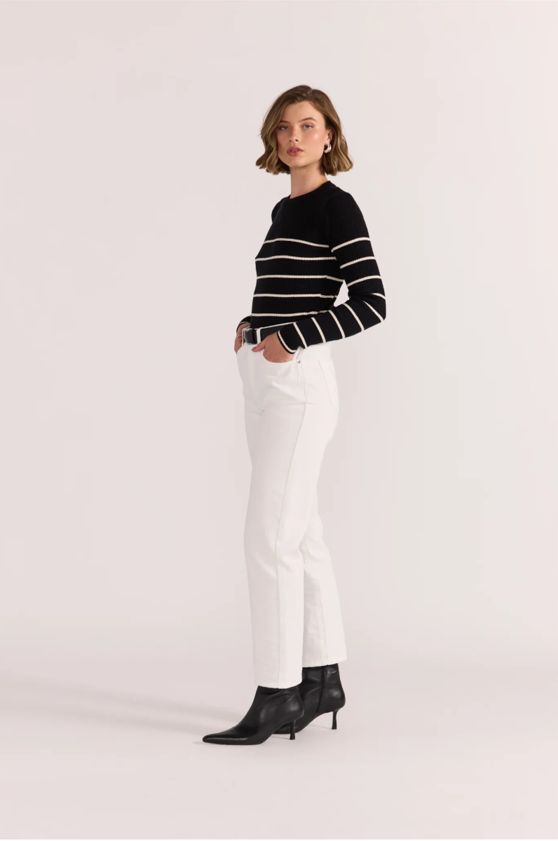 Freya Stripe Knit Top