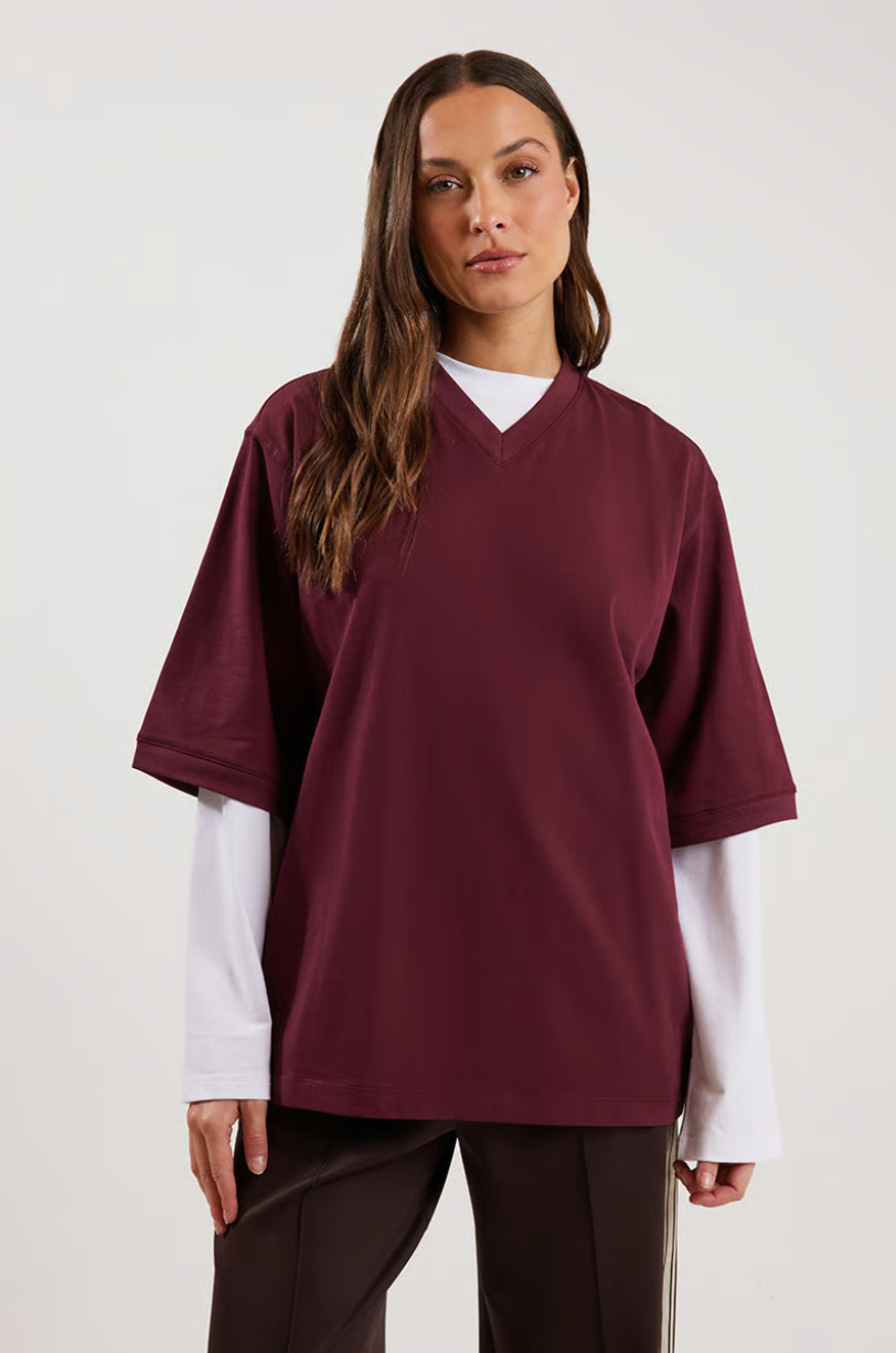 Soren V Neck Graphic Tee