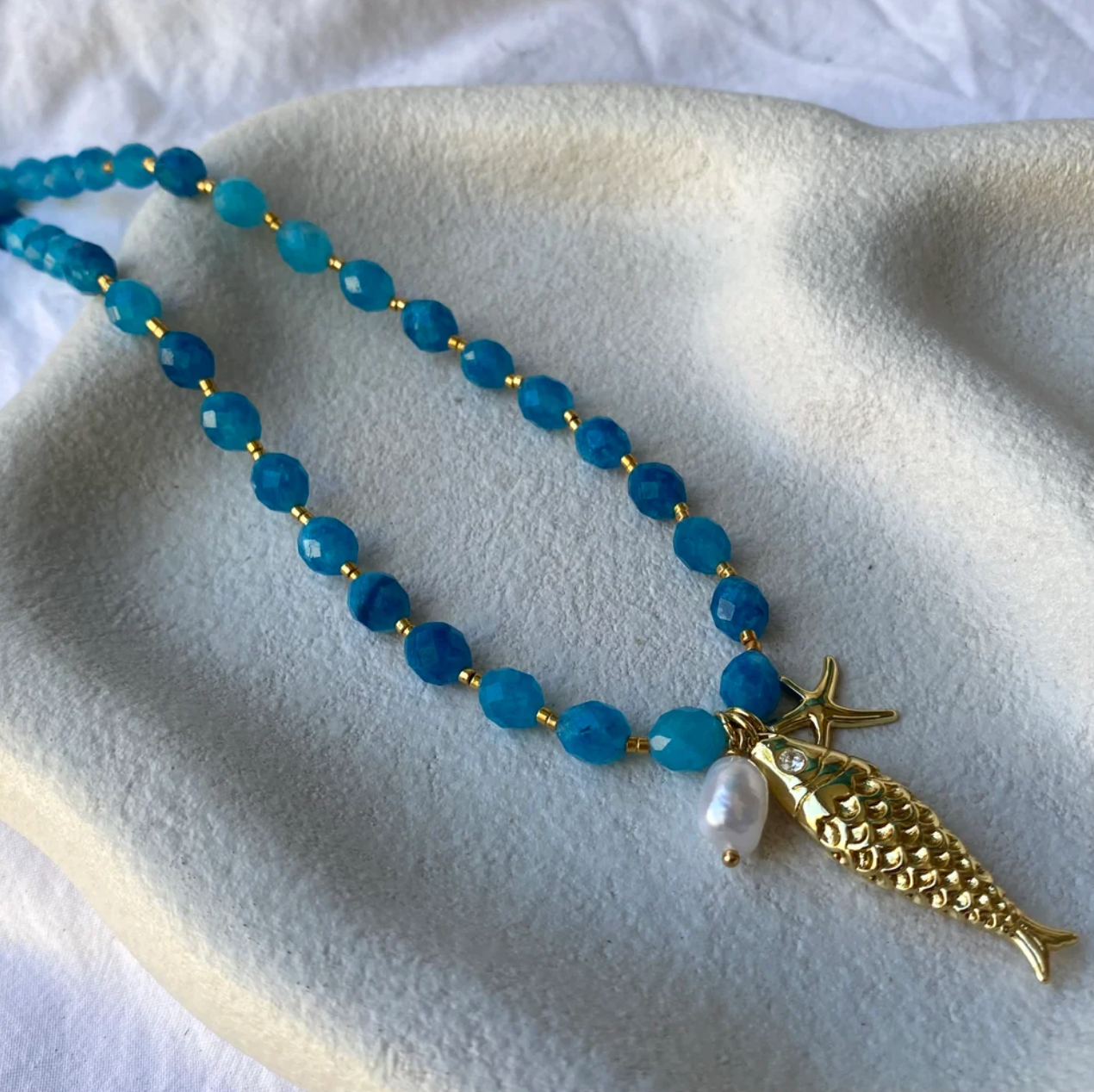 Ale Necklace Apatite