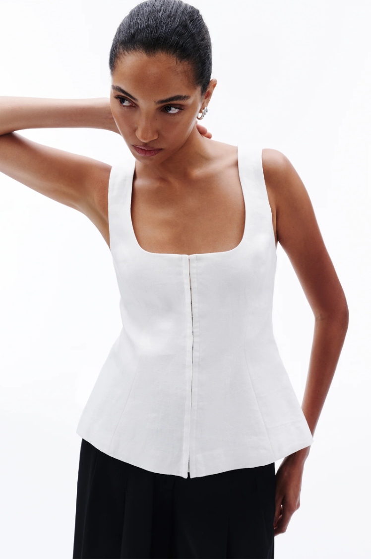 Quinn Linen Vest