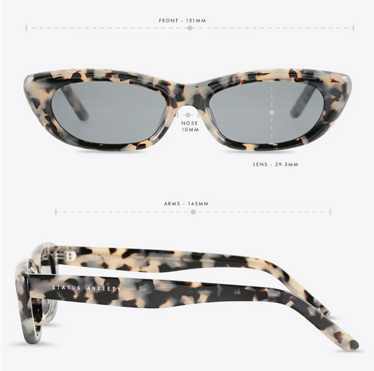 Sidelines Sunglasses - White tort