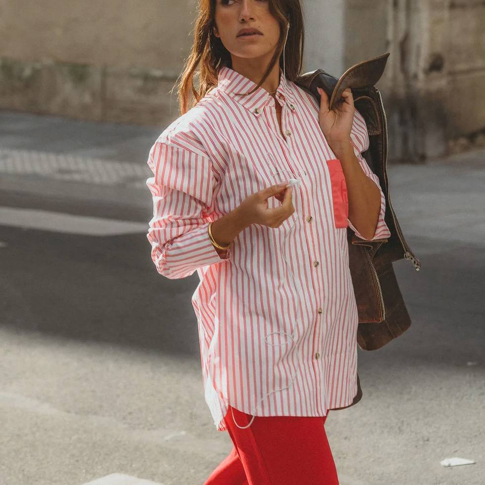 AJJA Shirt Red Stripe