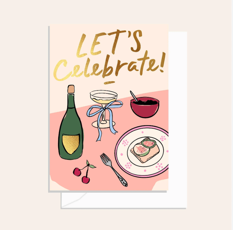 Greetings Card - Lets Celebrate