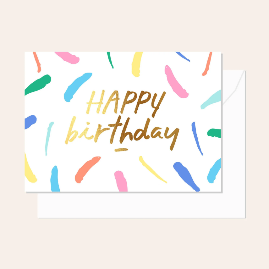 Greetings Card - Birthday Sparkle Colour