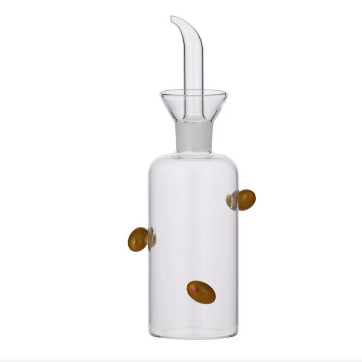 Gino Glass Oil Bottle 8x16cm Green Olive