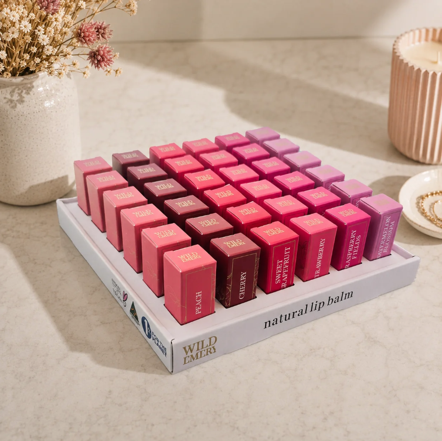 Natural Pink Lip Balm + Tints